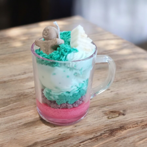 Διακοσμητικό Κερί σε Βάζο με Άρωμα Μελομακάρονο