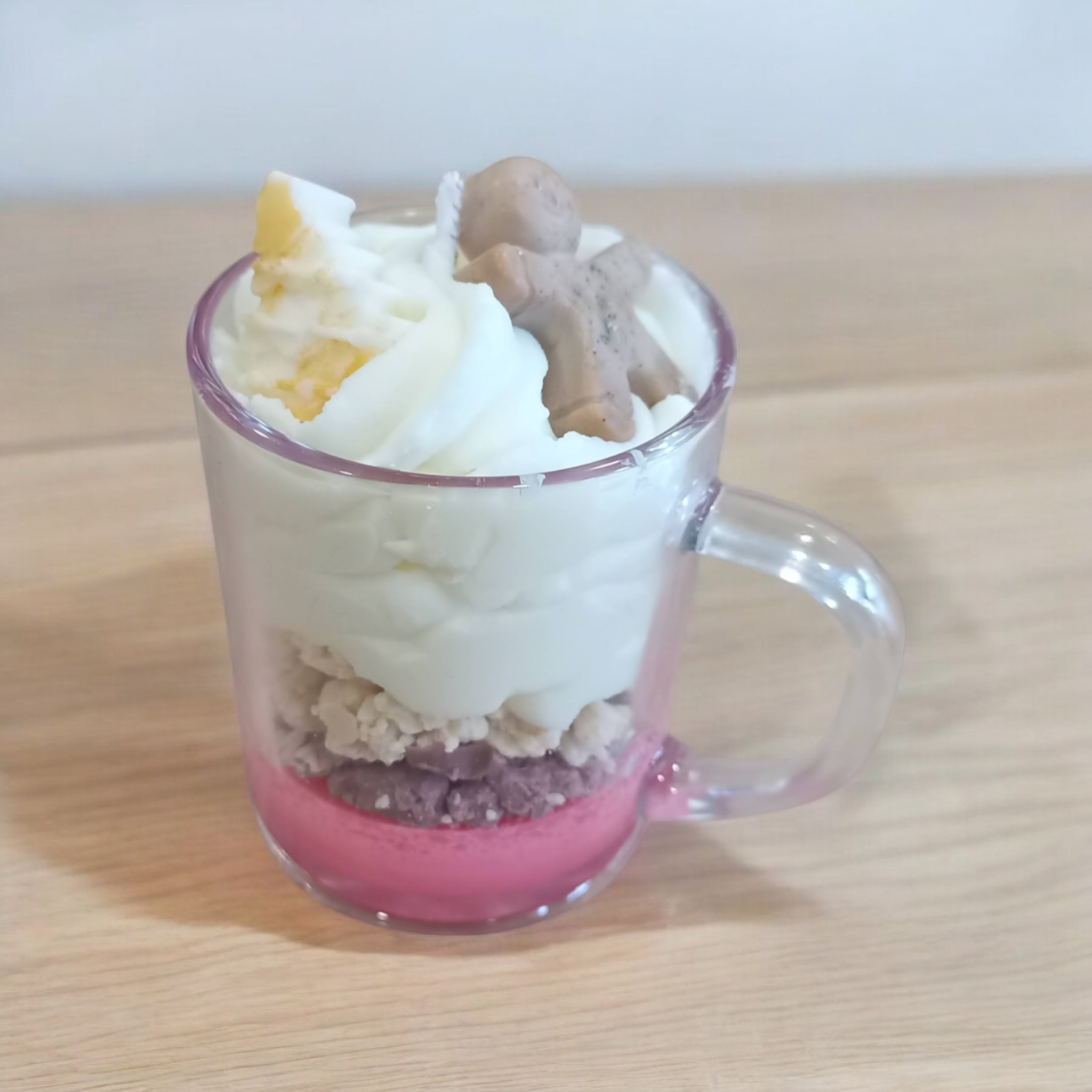 Διακοσμητικό Κερί σε Βάζο με Άρωμα Μελομακάρονο